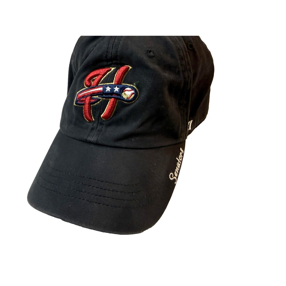 Harrisburg Senators Hat Womens Black MiLB Baseball Cap Game Day Fan Gear